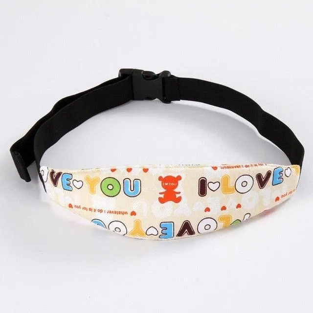 Baby Car Seat Adjustable Head & Neck Support - Safe Travel Pillow