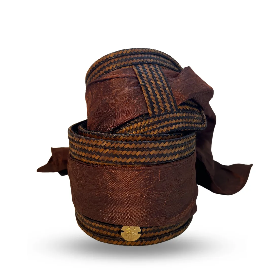 Empire belt brown and black stone