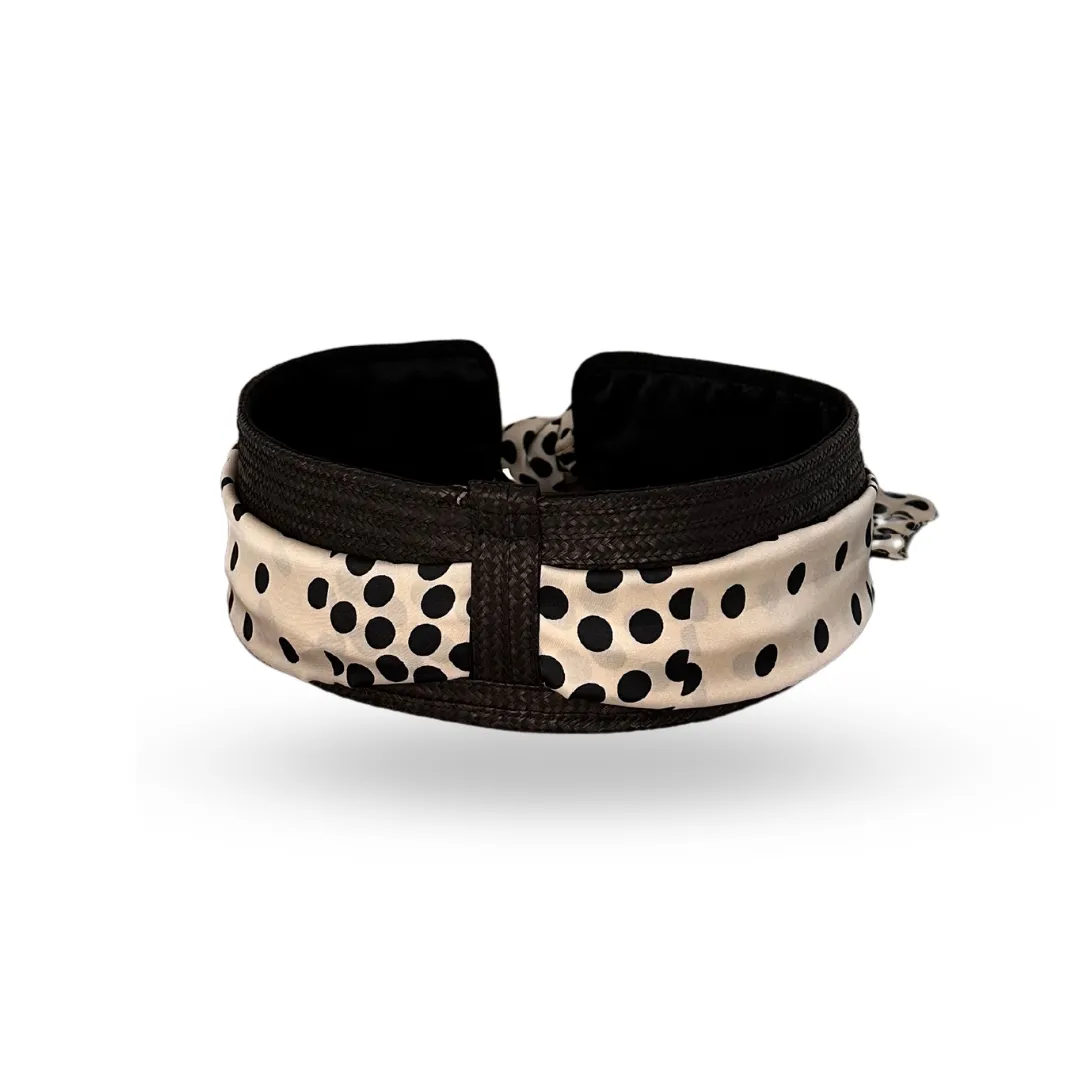 Empire belt in black stone