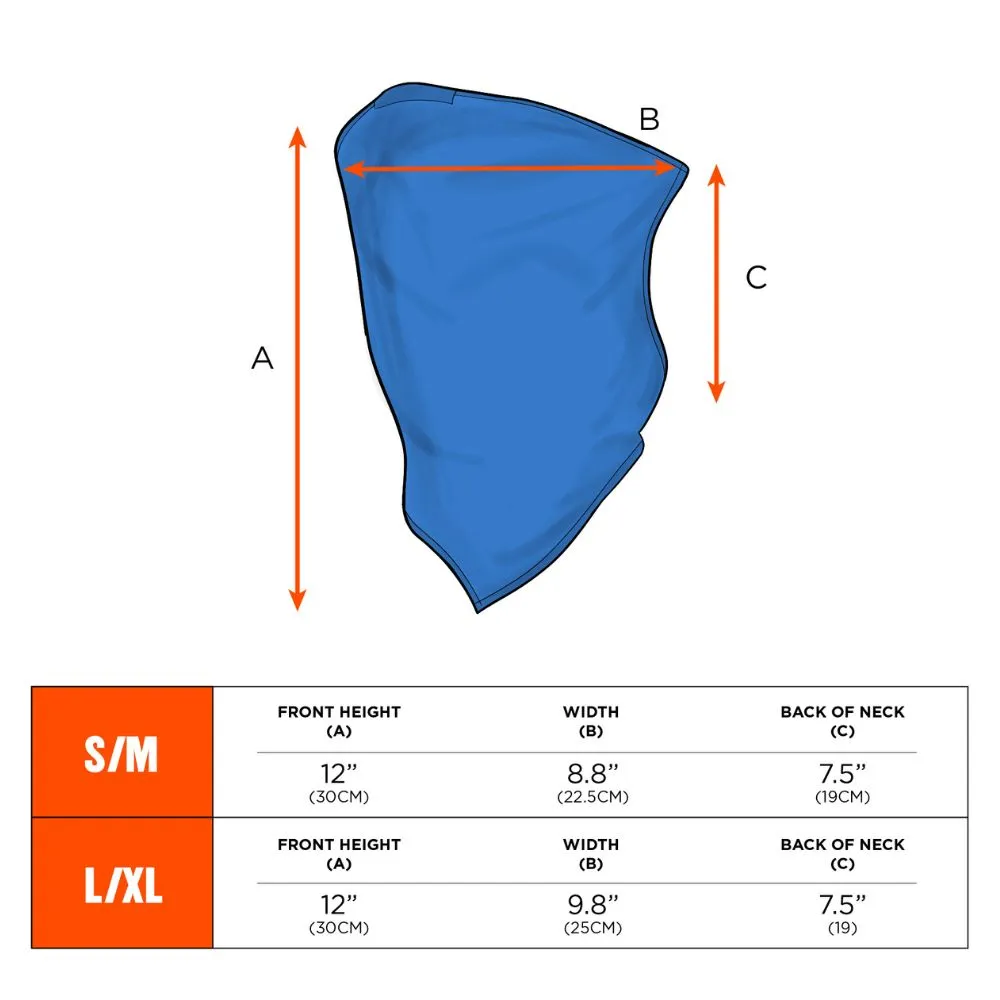 Ergodyne 42134 #6483 L/XL Blue Cooling Neck Gaiter Bandana Pocket