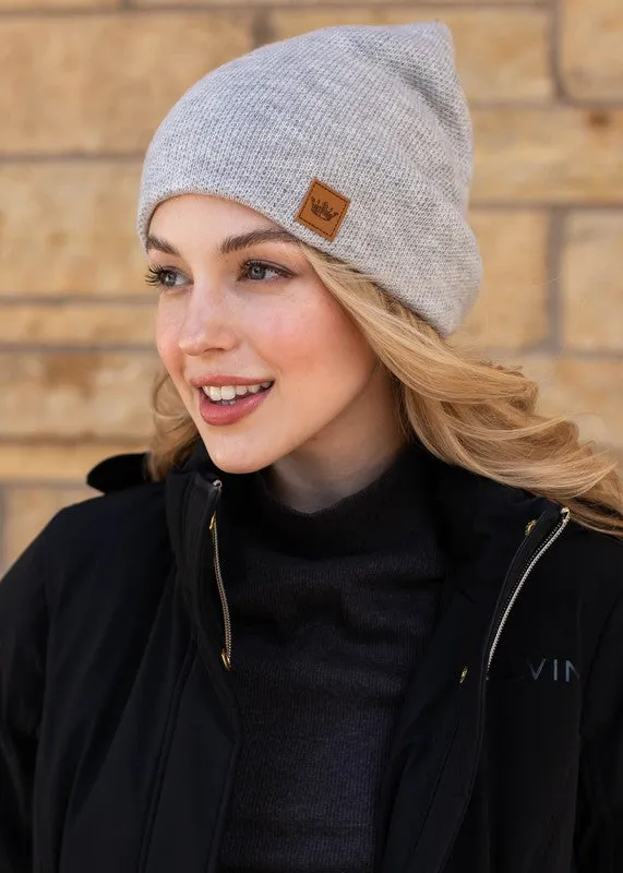 Partial Fleece Lined Slouchy Beanie (Panache)